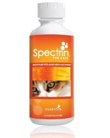 nusentia cat vitamins - spectrin 16 oz - liquid vitamin & antioxidant supplement for cats - 96 doses