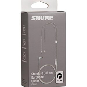 Shure EAC64CL 64 -Inch Detachable Earphone Cable for SE215, SE315, SE425 and SE535 Earphones (Clear)