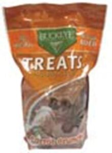 buckeye all-natural sugar-free carrot crunchers horse treats, 4 pound bag