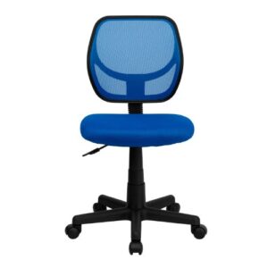 Flash Furniture Neri Low Back Blue Mesh Swivel Task Office Chair