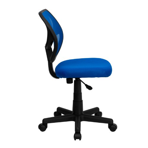 Flash Furniture Neri Low Back Blue Mesh Swivel Task Office Chair