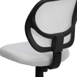 Flash Furniture Neri Low Back White Mesh Swivel Task Office Chair