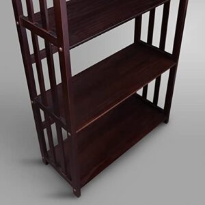 Casual Home Mission Style 5-Shelf Bookcase, Espresso