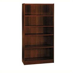bush furniture universal 5 shelf bookcase in vogue cherry