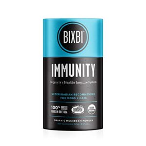 bixbi dog vitamins supplements immune support daily cat supplement, powder supplement, 2 month supply us