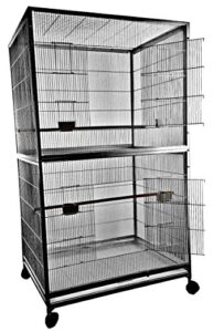 a&e cage co. 4030fl black flight bird cage, x-large/40 x 30"