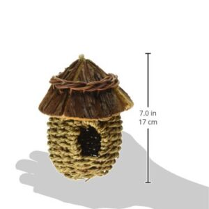 Prevue Pet Products BPV1171 Wood Roof Small Bird Nest
