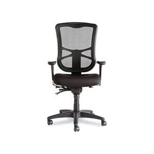 Alera ALEEL41ME10B Elusion Series High-Back Multifunction Mesh Chair - Black