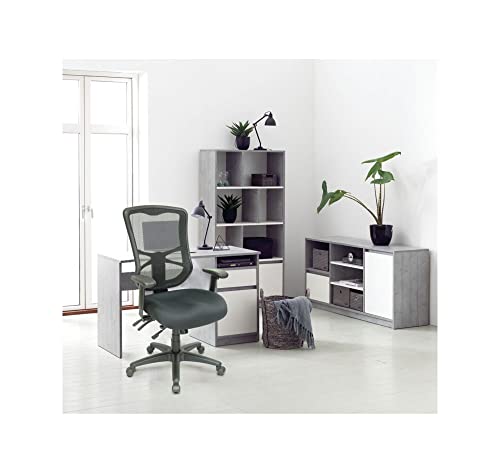 Alera ALEEL41ME10B Elusion Series High-Back Multifunction Mesh Chair - Black