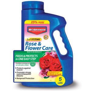 BioAdvanced 2-In-1 Systemic Rose and Flower Care II, Granules, 5 lb