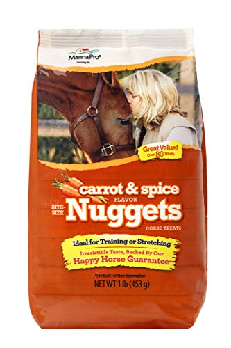 Manna Pro Bite-Size Carrot & Spice Flavored Nuggets, 1 lb