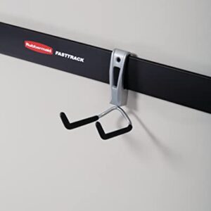 Rubbermaid FastTrack Cooler Hook, Garage Organization and Storage, Heavy Duty, Durable Locking Fit, Storage for Coolers, Cords, Ropes, Small Hoses