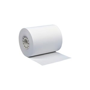 bam pos thermal receipt paper - crisp & clear images, bpa free - ideal for first data fd50 & fd100ti, credit card machines - pack of 50 rolls
