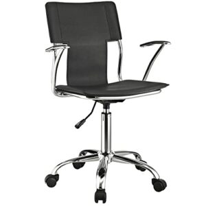modway office chair, black
