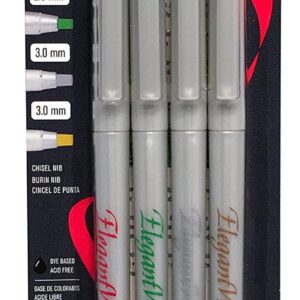 Speedball 002886 Elegant Writer Special Occasion Set - 4 Assorted Elegant Writer Marker Set