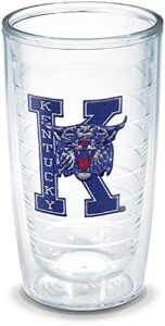 tervis made in usa double walled university of kentucky uk wildcats insulated tumbler cup keeps drinks cold & hot, 24oz - no lid, vault