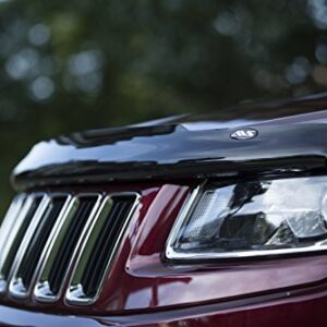 Auto Ventshade [AVS]Bugflector II / Hood Shield | 2011 - 2020 Jeep Grand Cherokee, High Profile - Smoke, 1 pc. | 25073