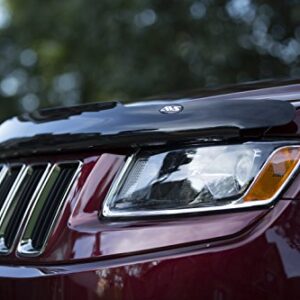 Auto Ventshade [AVS]Bugflector II / Hood Shield | 2011 - 2020 Jeep Grand Cherokee, High Profile - Smoke, 1 pc. | 25073