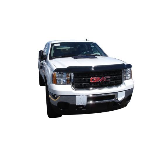 Auto Ventshade [AVS]Bugflector II / Hood Shield | 2011 - 2014 GMC Sierra 2500HD & 3500HD, High Profile - Smoke, 1 pc. | 25083