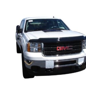 Auto Ventshade [AVS]Bugflector II / Hood Shield | 2011 - 2014 GMC Sierra 2500HD & 3500HD, High Profile - Smoke, 1 pc. | 25083