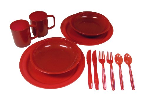 Coleman 2-person Dinner Set, Colors may vary