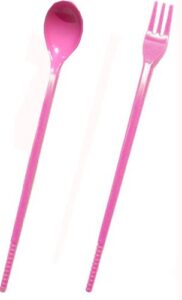alta ar0623068 3-way chopsticks mini set, pink
