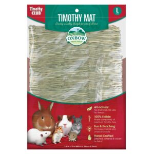 oxbow animal health timothy hay mat - large
