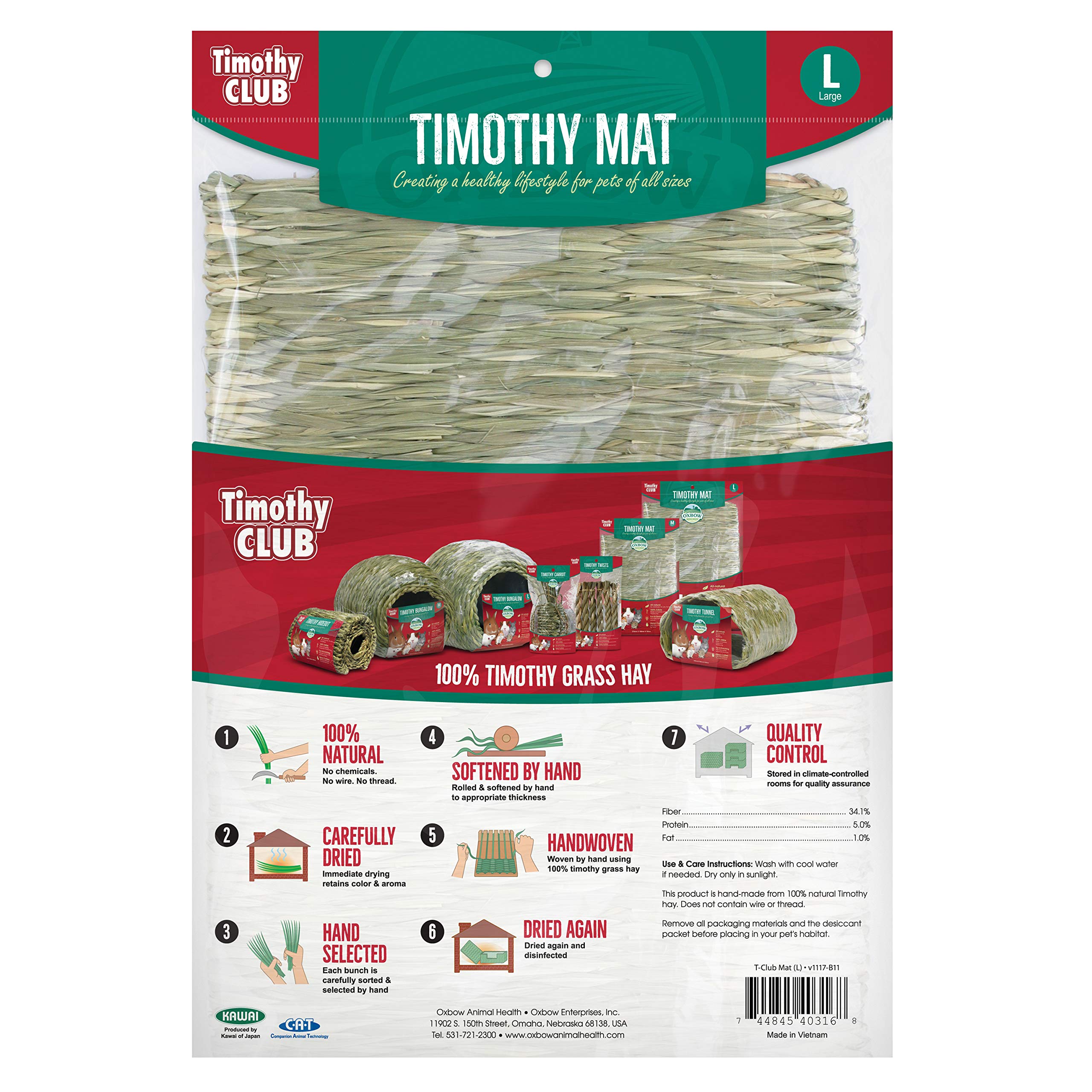 Oxbow Animal Health Timothy Hay Mat - Large