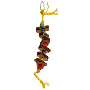 zoo max dus651s slice small shred-x 10 x 2in bird toy
