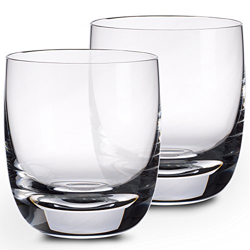 Blended Scotch Whisky Glasses Set of 2 by Villeroy & Boch - Premium Crystal Glass - Dishwasher Safe - 8.25 Ounce Capacity