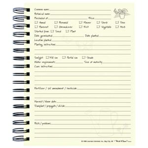 Write it Down Journals Unlimited Gardening Journal - Dk Green, 7.5" x 9" in. (jo/x0)