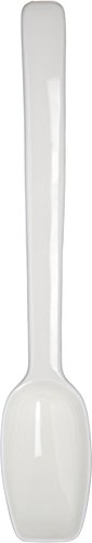 Carlisle FoodService Products Plastic Solid Spoon, 9 Inches, White