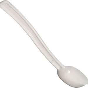 Carlisle FoodService Products Plastic Solid Spoon, 9 Inches, White