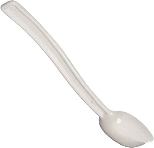 Carlisle FoodService Products Plastic Solid Spoon, 9 Inches, White