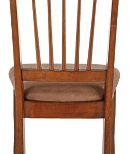 Signature Design by Ashley Berringer 18" Rustic Dining Chair with Cushions, 2 Count, Brown