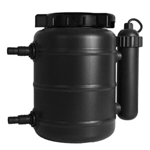 totalpond complete pond filter with uv clarifier black 15.16 x 9.06 x 13.11 in.