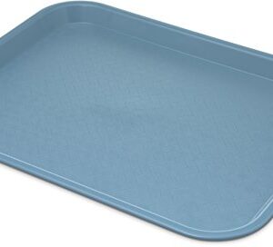 Carlisle FoodService Products CT101459 Café Standard Cafeteria / Fast Food Tray, 10" x 14", Slate Blue