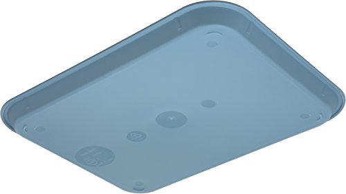 Carlisle FoodService Products CT101459 Café Standard Cafeteria / Fast Food Tray, 10" x 14", Slate Blue