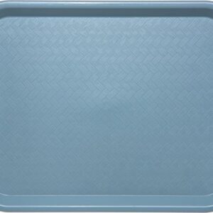 Carlisle FoodService Products CT101459 Café Standard Cafeteria / Fast Food Tray, 10" x 14", Slate Blue