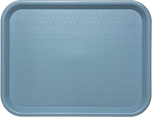 Carlisle FoodService Products CT101459 Café Standard Cafeteria / Fast Food Tray, 10" x 14", Slate Blue