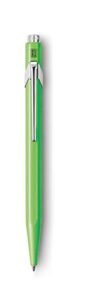 creative art materials caran d'ache ballpoint pen metal flur green (849.230)