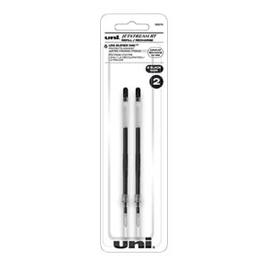 uni-ball 35972 refill jetstream rt pens bold black ink 2/pack