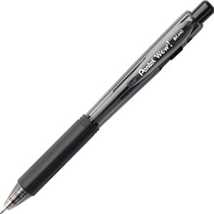 Pentel Bk440bp8m Wow! Retractable Ballpoint Pen, 1Mm, Assorted Barrel, Assorted Ink, 8/Pack