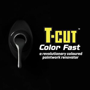 T-Cut Black Scratch Remover Color Fast Paintwork Restorer Car Polish - 17 Fl Oz 500ml - The 3 in 1 One Step Solution for Restoring Your Vehicles Bodywork