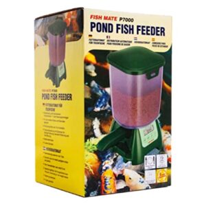 Fish Mate P7000 Large Capacity, Rain-Resistant Pond Fish Feeder