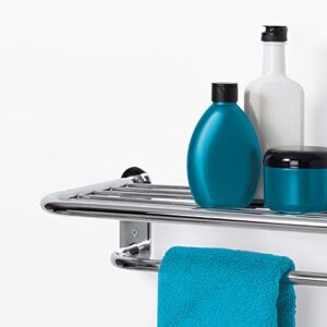 Zenna Home 9005SS, Hotel Style-Towel Shelf, Chrome