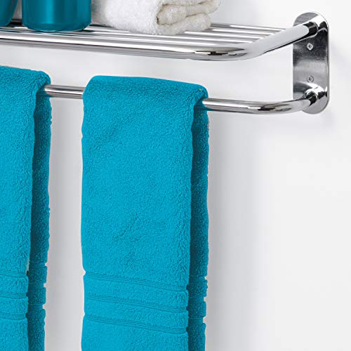 Zenna Home 9005SS, Hotel Style-Towel Shelf, Chrome