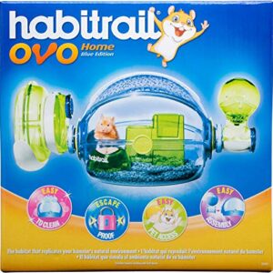 Habitrail Ovo Home, Blue Hamster Cage, Small Animal Habitat, Hamster Accessories