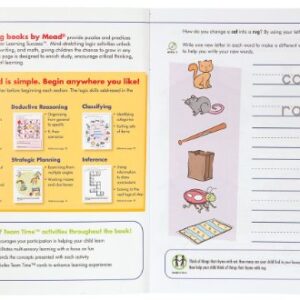 Mead Kindergarten Problem Solving Workbook, 10 x 8-Inches, 96 Pages (48026)