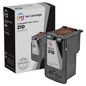 ld remanufactured ink cartridge replacement for canon pg-210 2974b001 (black)